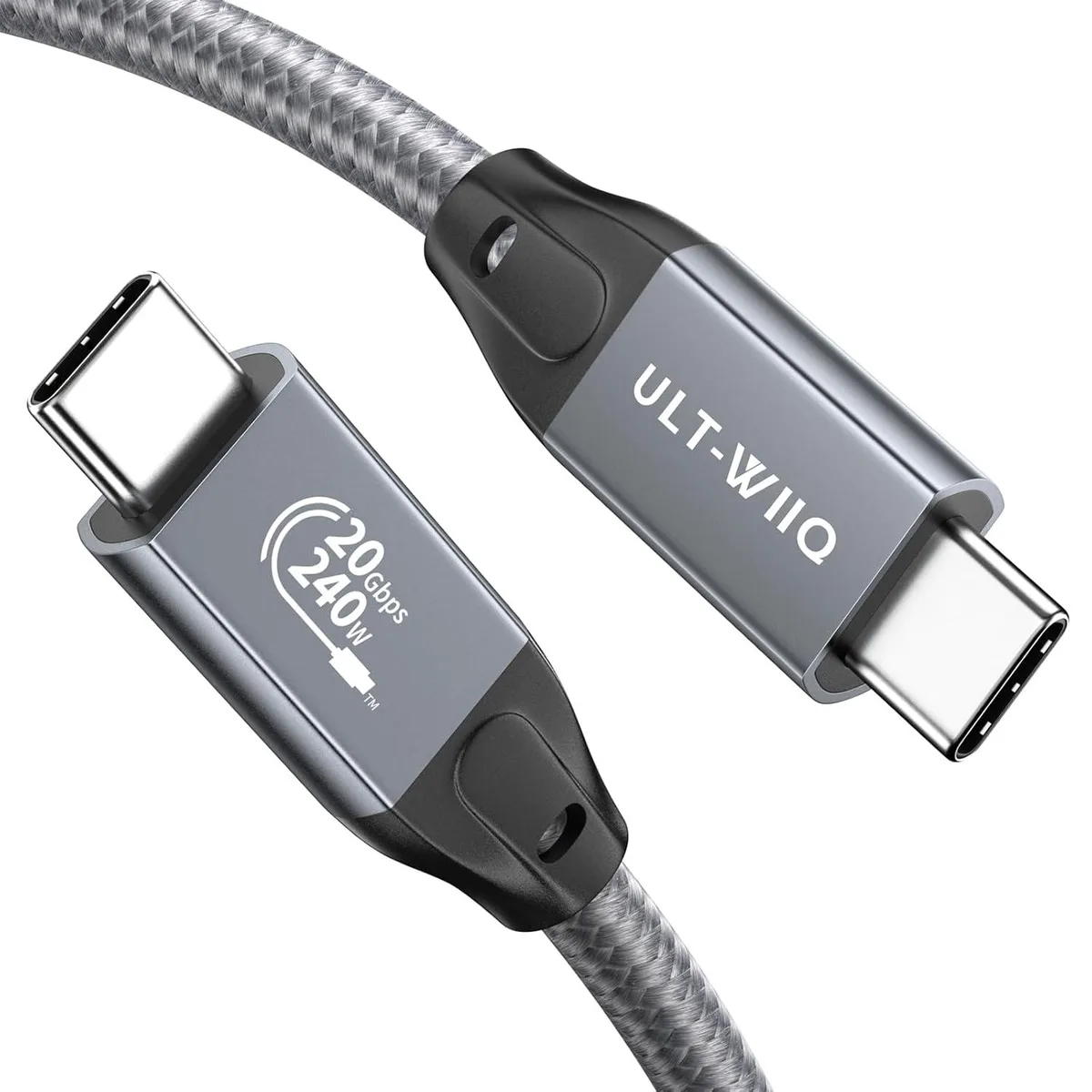 miqpower miqpower USB C 3.2 Gen2x2 Cable 20Gbps 240W PD 3.1 4K144Hz 6ft — product photo