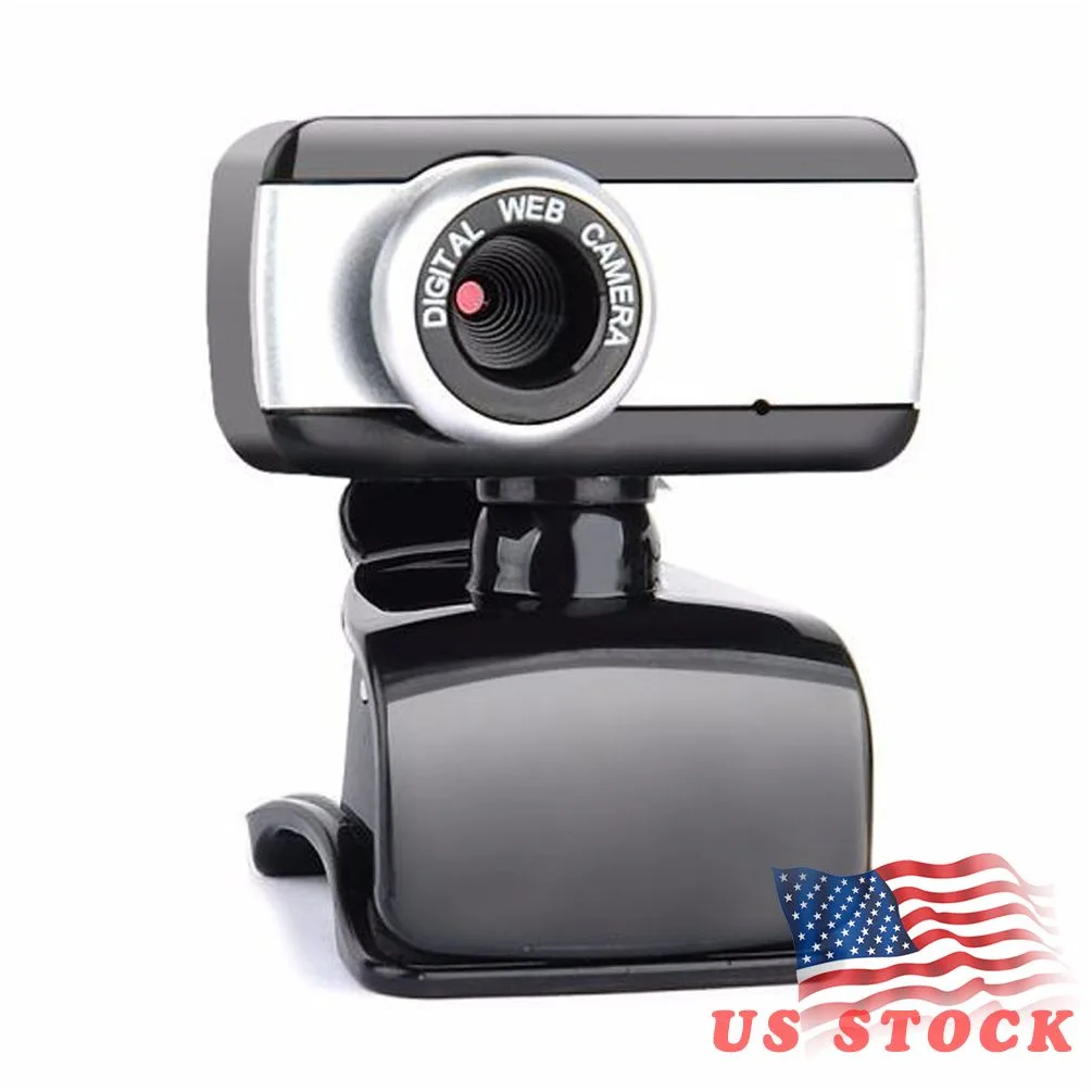 Hotai Hotai USB Webcam 12M 480P 360° Rotation Silver — product photo