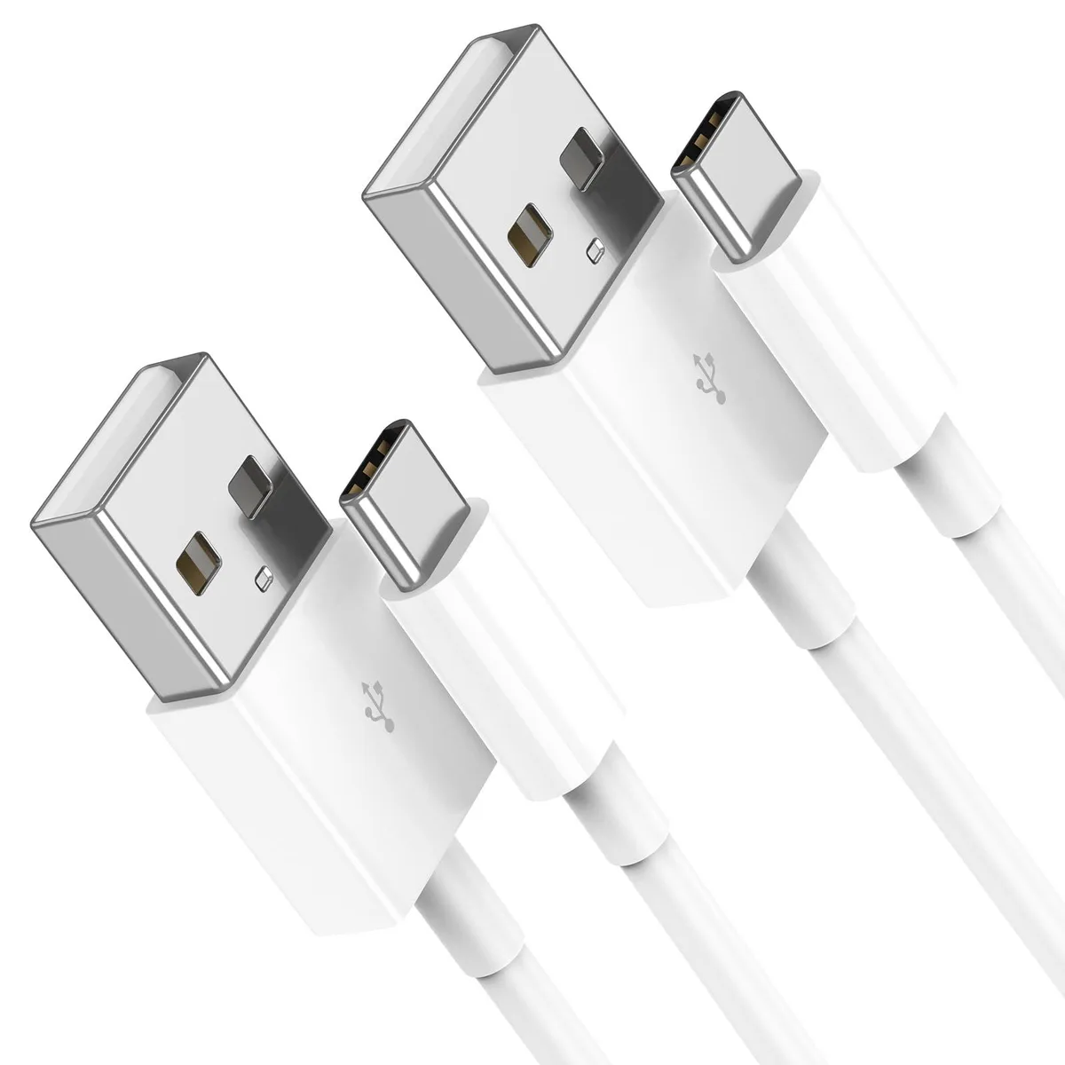  Adiceve USB-A to USB-C CarPlay Cable 1.5 ft White 480 Mbps 3A — product photo