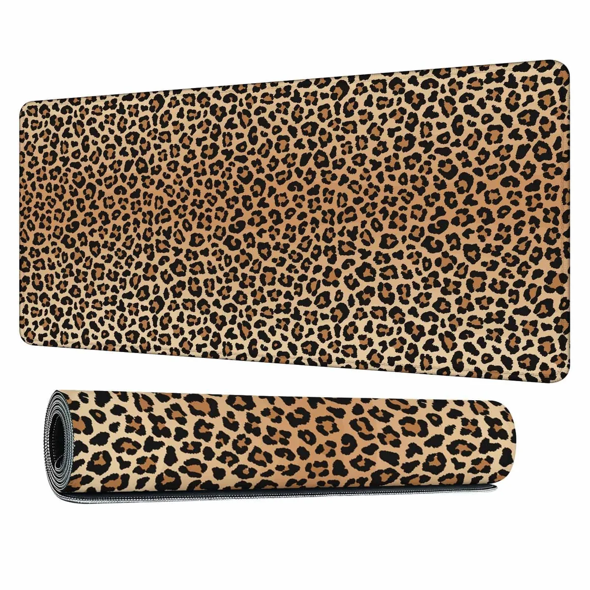  Keychron SBD-F007 Mouse Pad 35.4 x 15.7 in Black Leopard Print — product photo