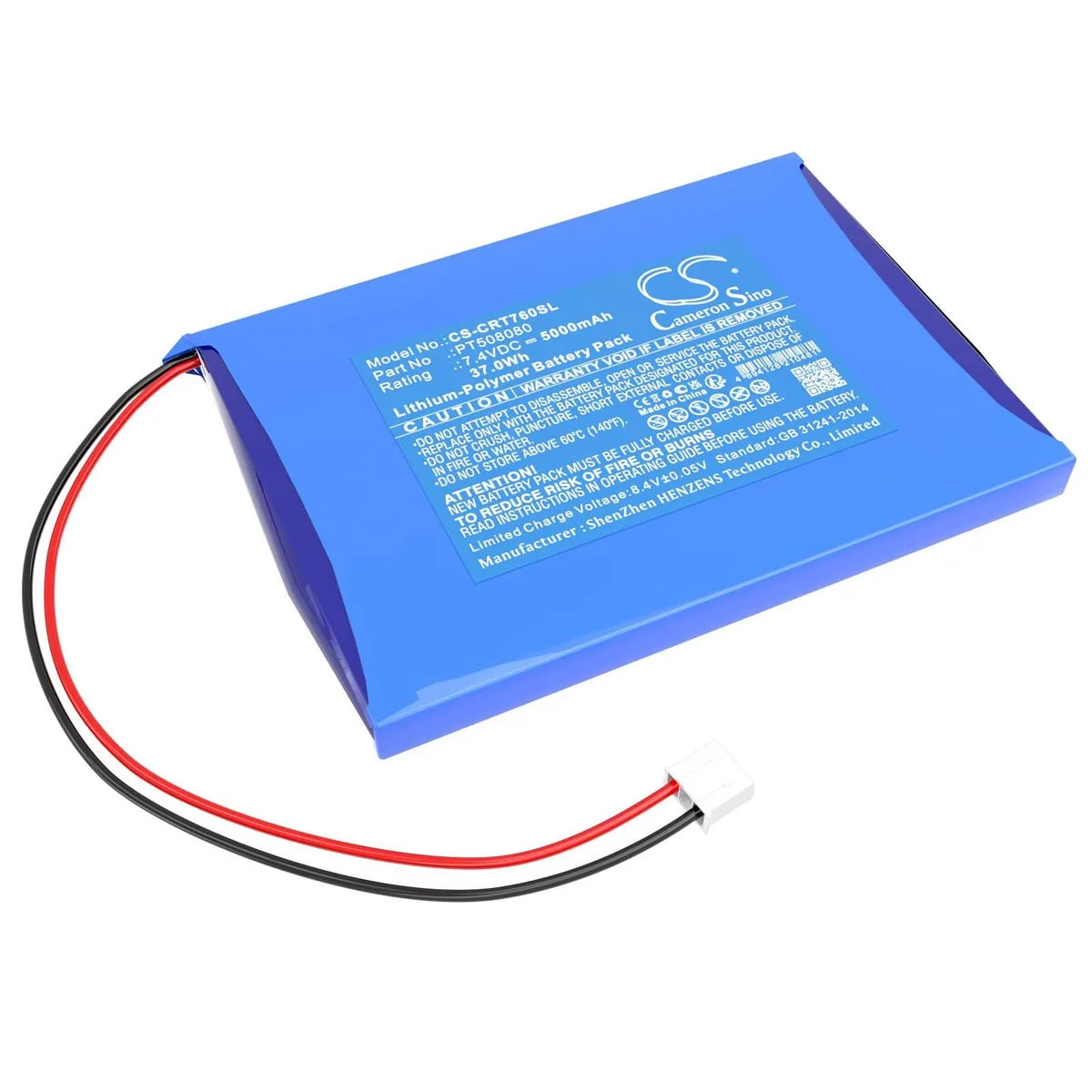  Cameron Sino Battery for Creator ST-7600C PT508080 5000mAh 7.4V — product photo