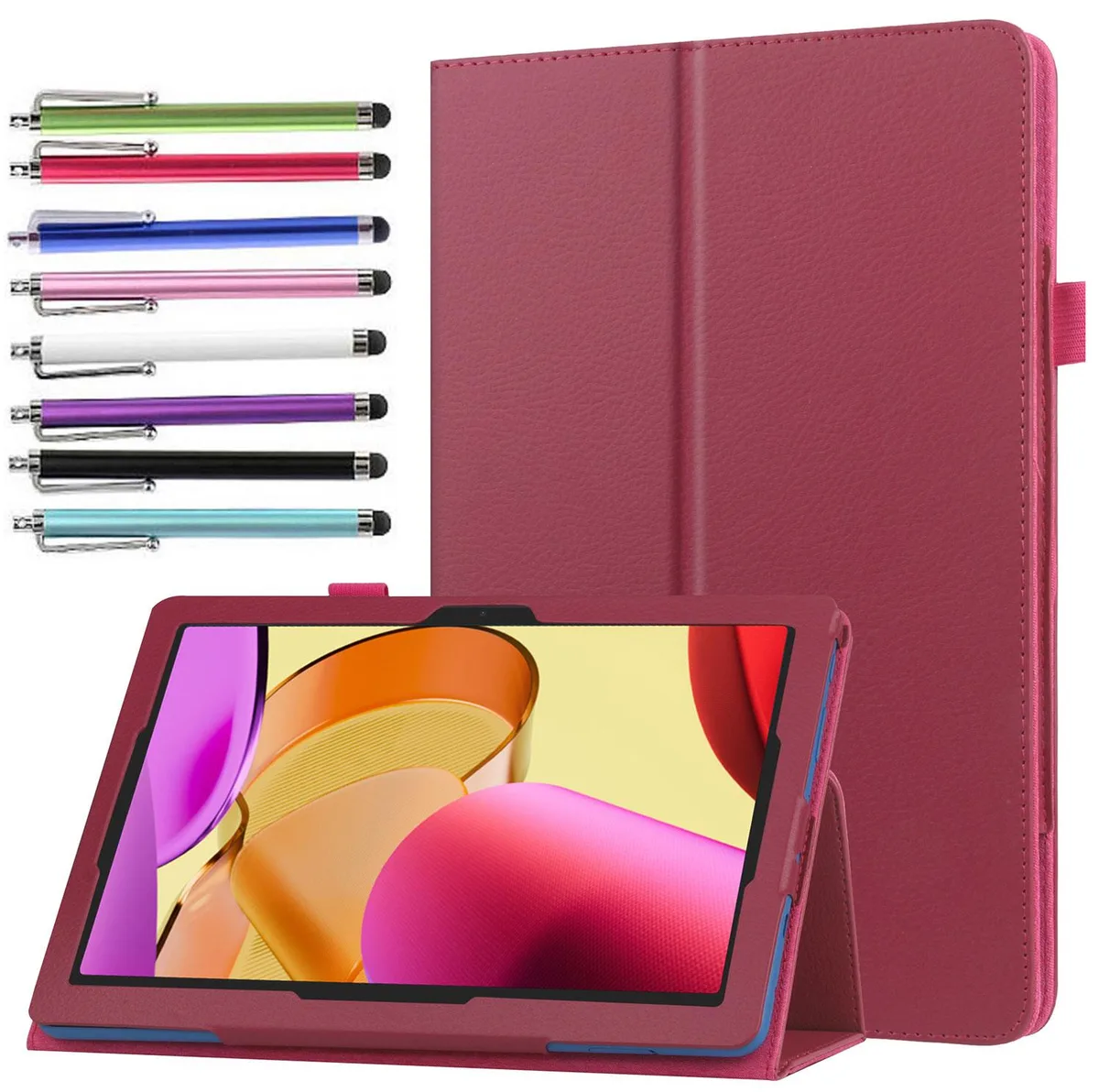 anicestore anicestore Galaxy Tab A9+ 11" Flip Case Pink + Stylus — product photo