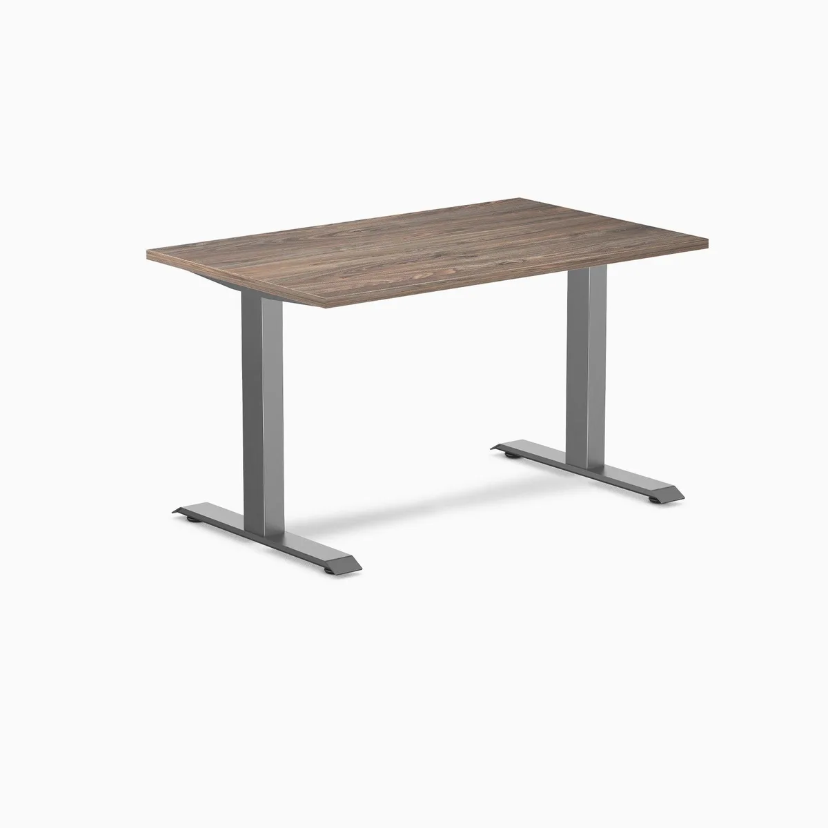 Desky Desky Zero Laminate Desk Natural Walnut Space Gray 47.2 x 29.5 in — product photo