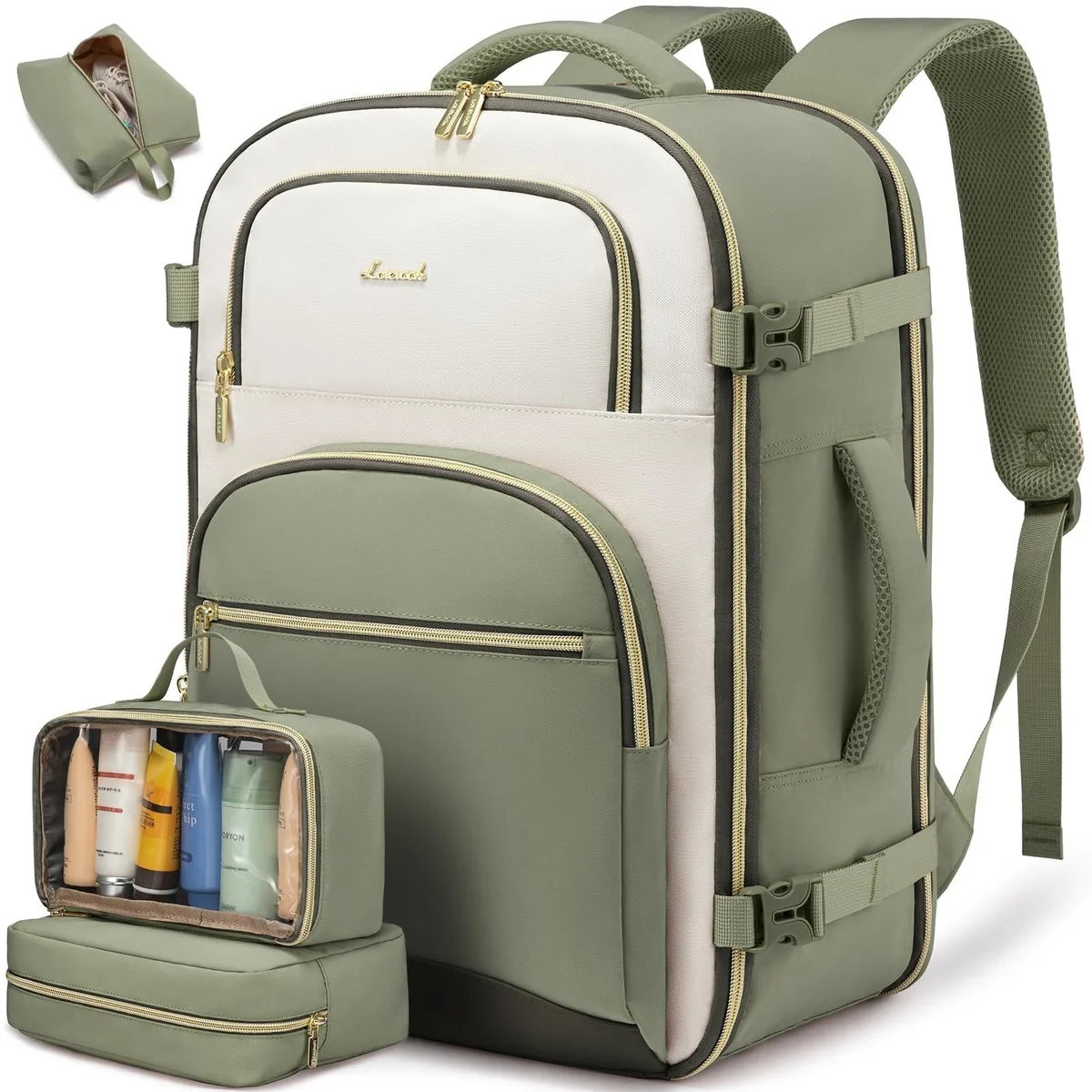 BoYata BoYata 50L Carry On Backpack 180 Opening 2 in 1 Accessories — product photo