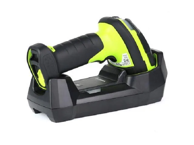 Zebra Zebra DS360X-ER scanner supply with standard cradle and USB cable — product photo