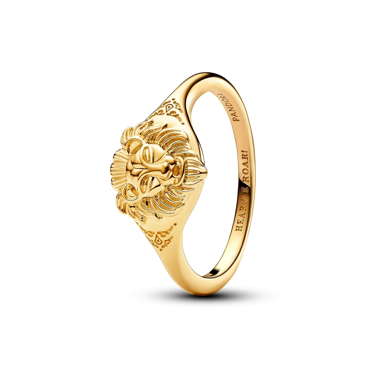 PANDORA PANDORA Game of Thrones Lannister Lion Ring 14k Gold-Plated Silver — product photo