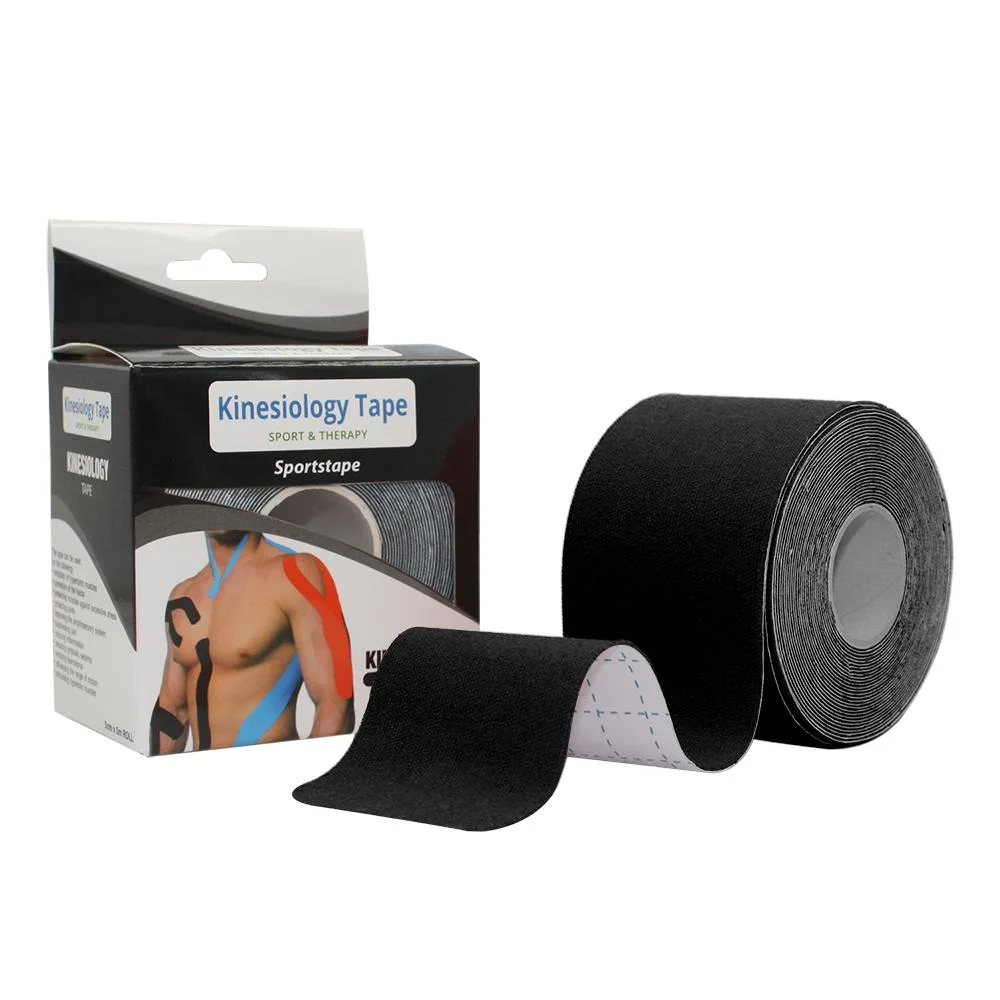 COMOmed COMOmed Kinesiology Tape Black 2 in x 16.5 ft 1 Roll Cotton Latex Free — product photo