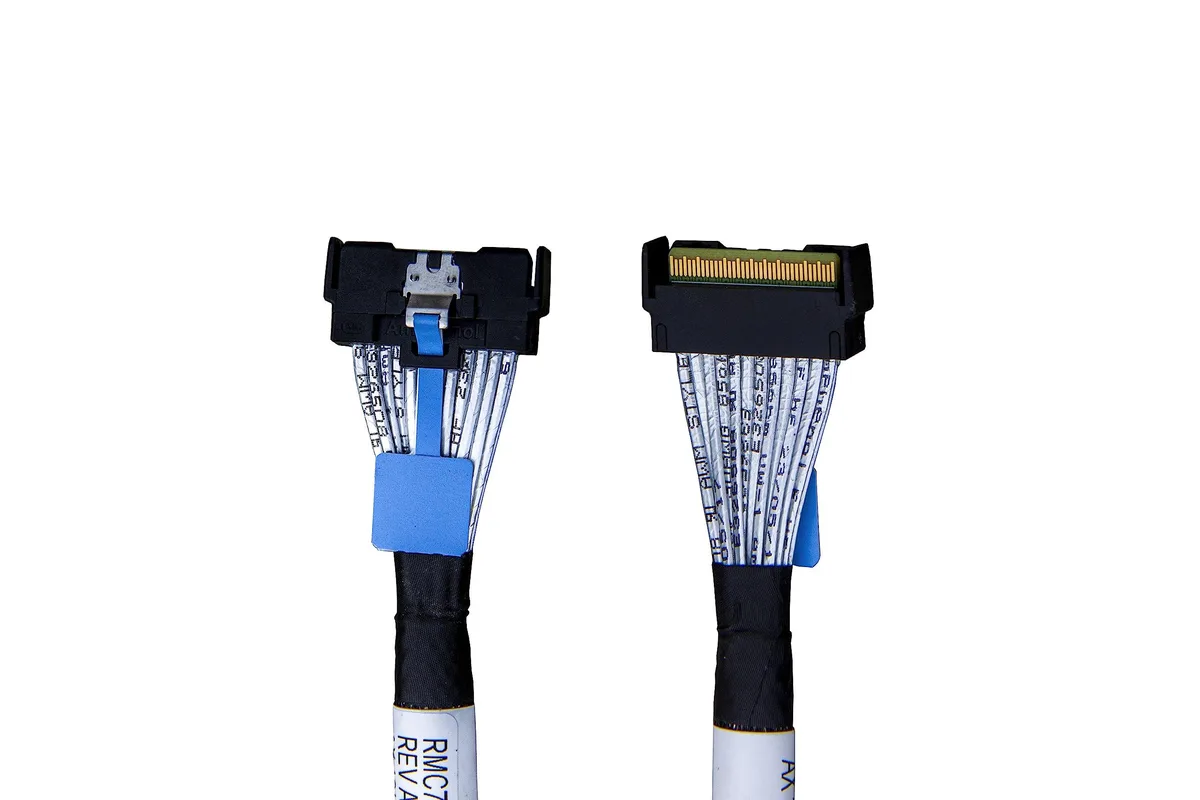 Vszerda Vszerda x8 to x8 74Pin PCIe Gen5 Mini Cool Edge IO Cable 80CM — product photo