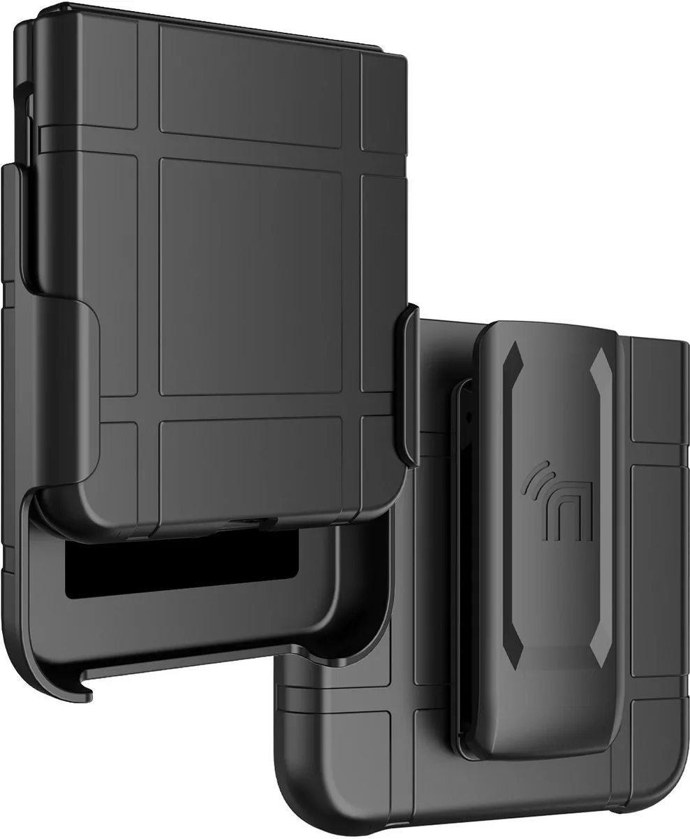 Nakedcellphone Nakedcellphone Case + Holster Combo for Motorola RAZR Ultra 2025/2026 Matte Black — product photo