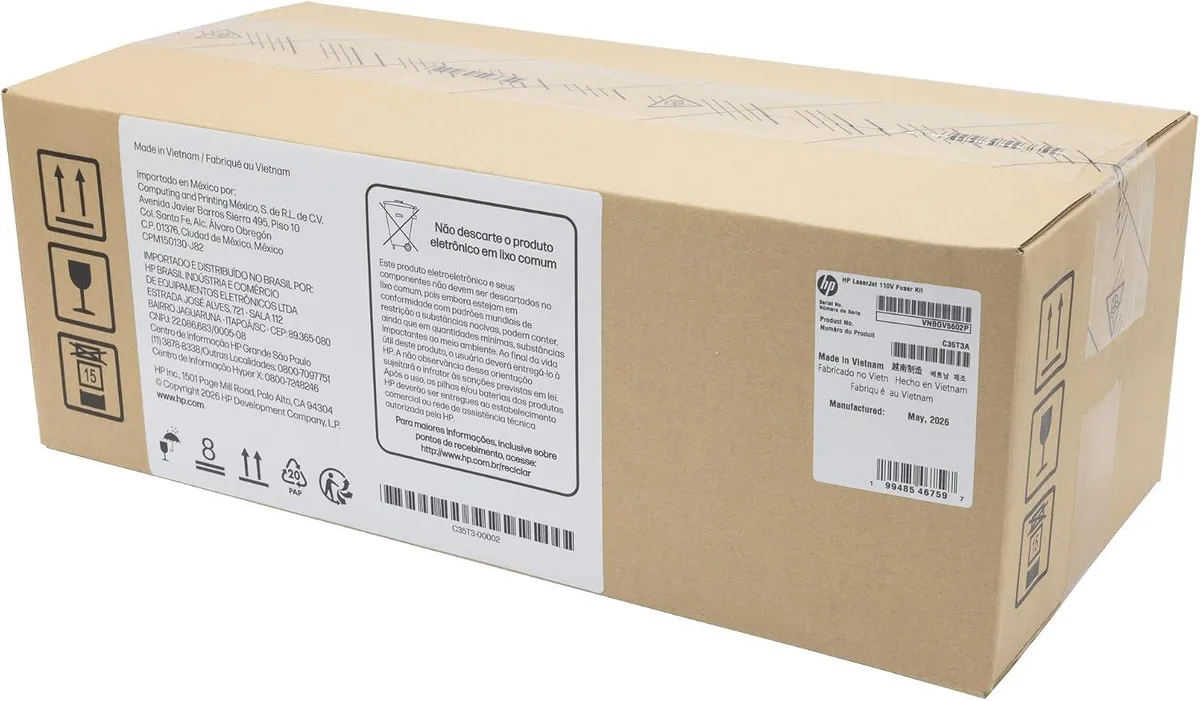 HP HP LaserJet 110V Fuser Kit C35T3A for X62757dn and X62757zs printers — product photo