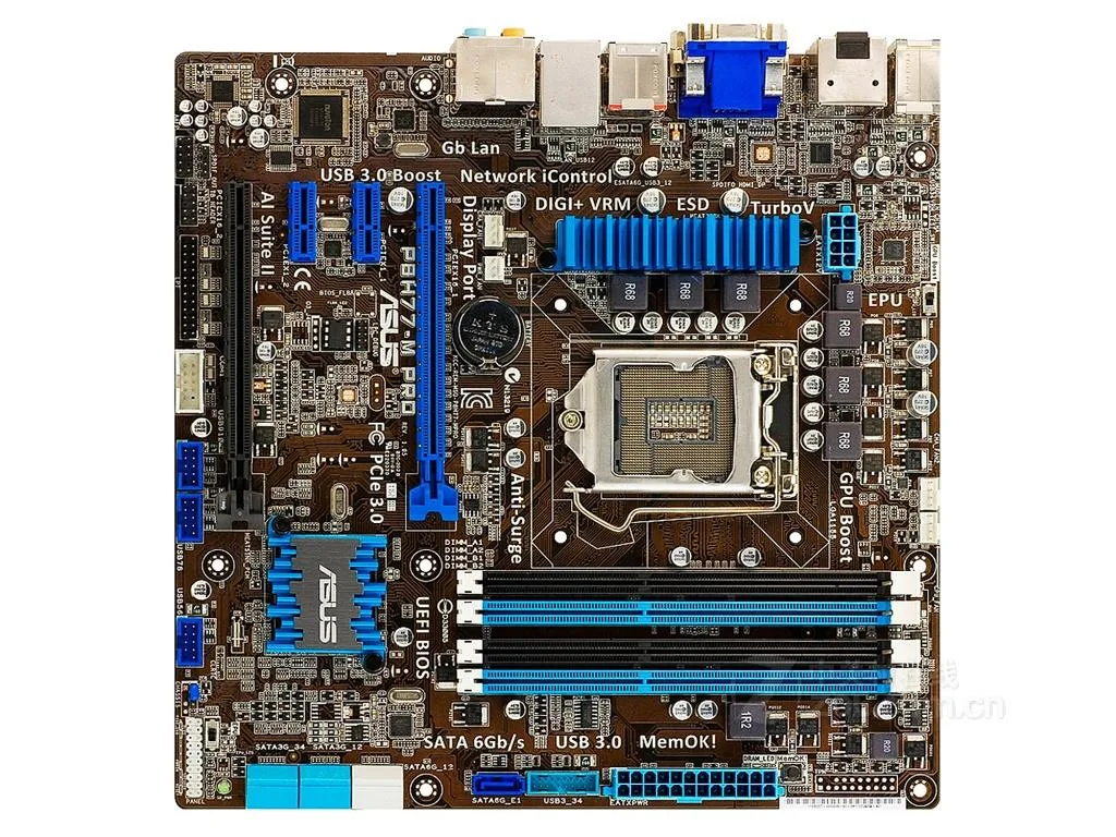 ASUS ASUS P8H77-M PRO LGA 1155 Intel H77 32GB DDR3 Micro ATX motherboard — product photo
