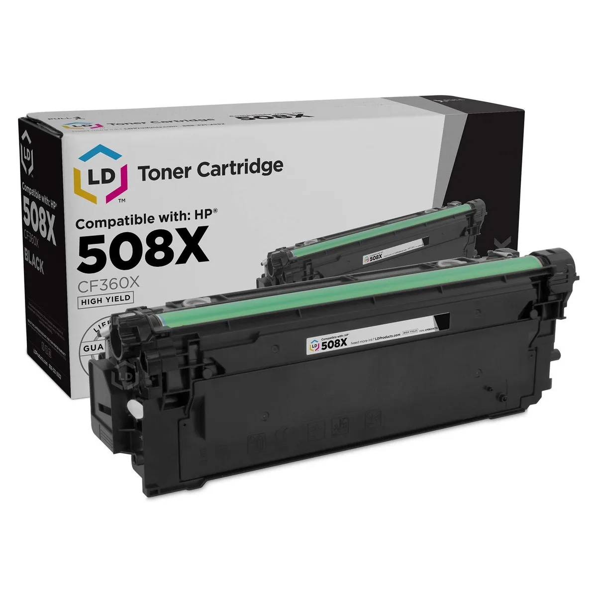 LD Products LD Products Compatible Toner Cartridge for HP 508X CF360X High Yield Black — product photo