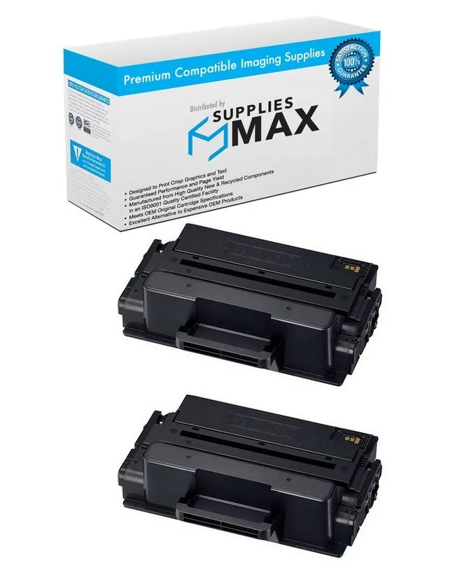 SuppliesMax SuppliesMax Samsung MLT-P201LB Black Toner Cartridge 2 Pack 20000 Pages — product photo