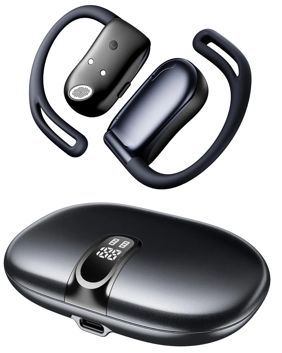 No Sew No Sew Q11 Open Ear Headphones Black 14.2mm 45h Bluetooth 5.4 — product photo