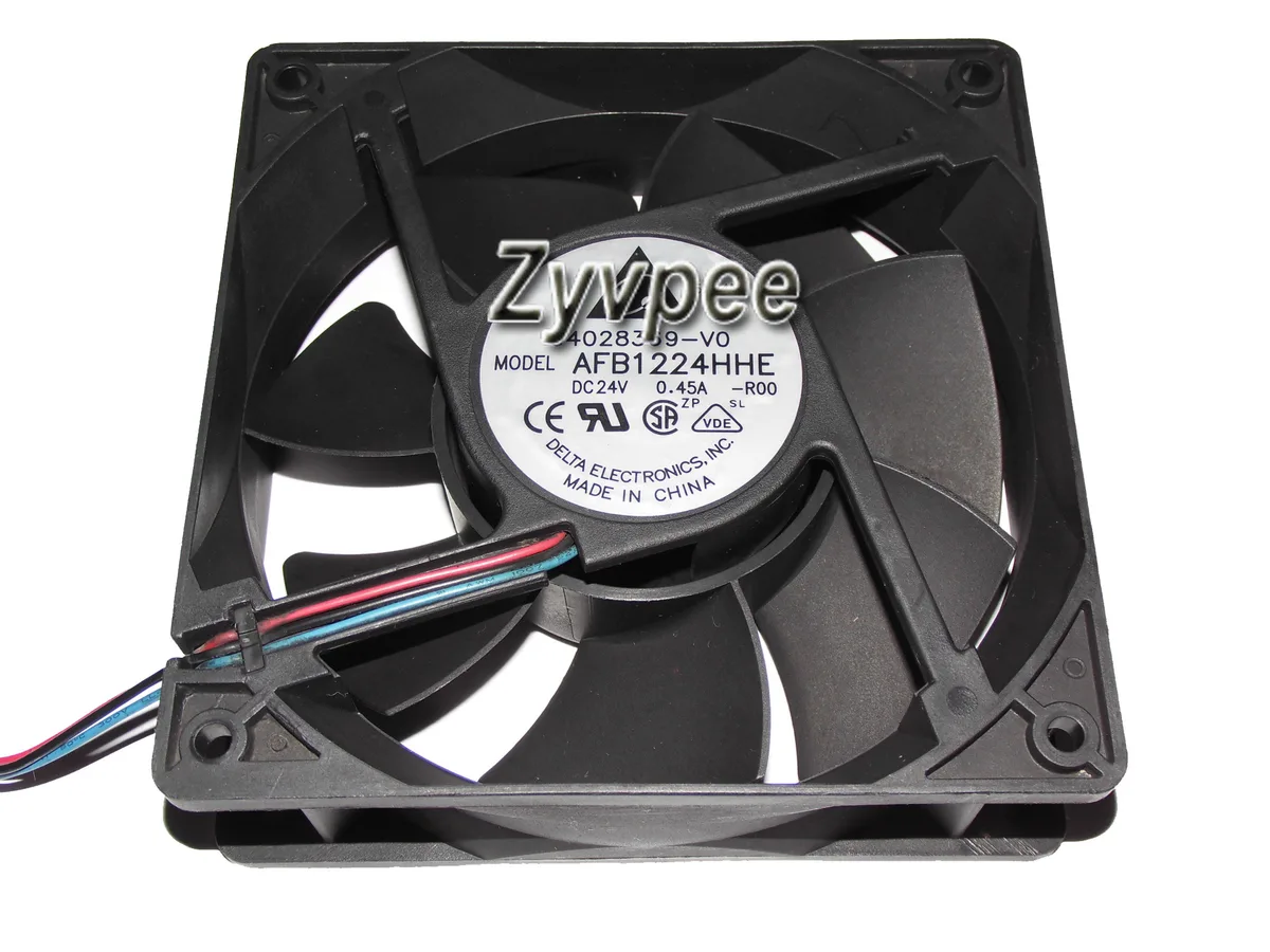 Zyvpee Zyvpee AFB1224HHE -R00 24V 0.45A 120mm 38mm 3 Pin Case Fan — product photo