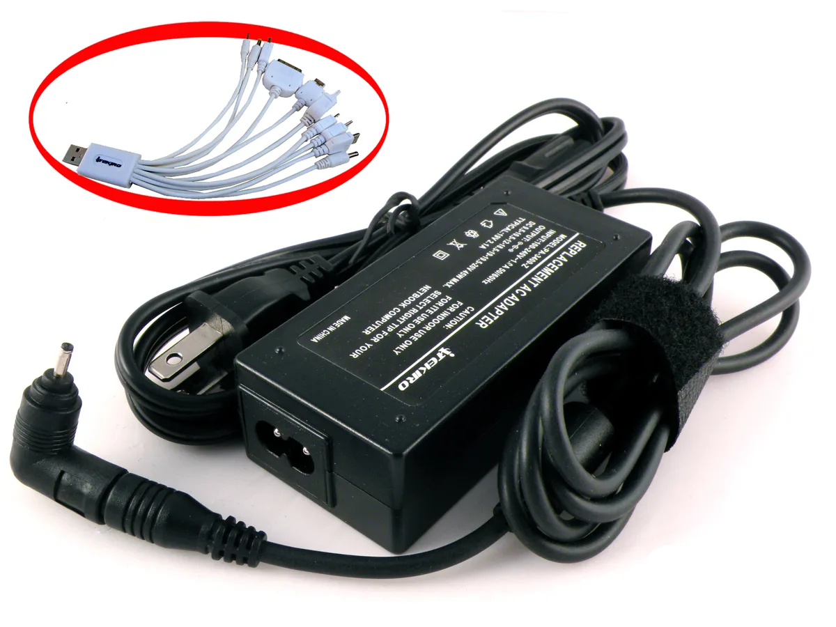 iTekiro iTekiro AC Adapter Charger for Samsung Chromebook 2 XE503C12 XE503C32 power inverter — product photo