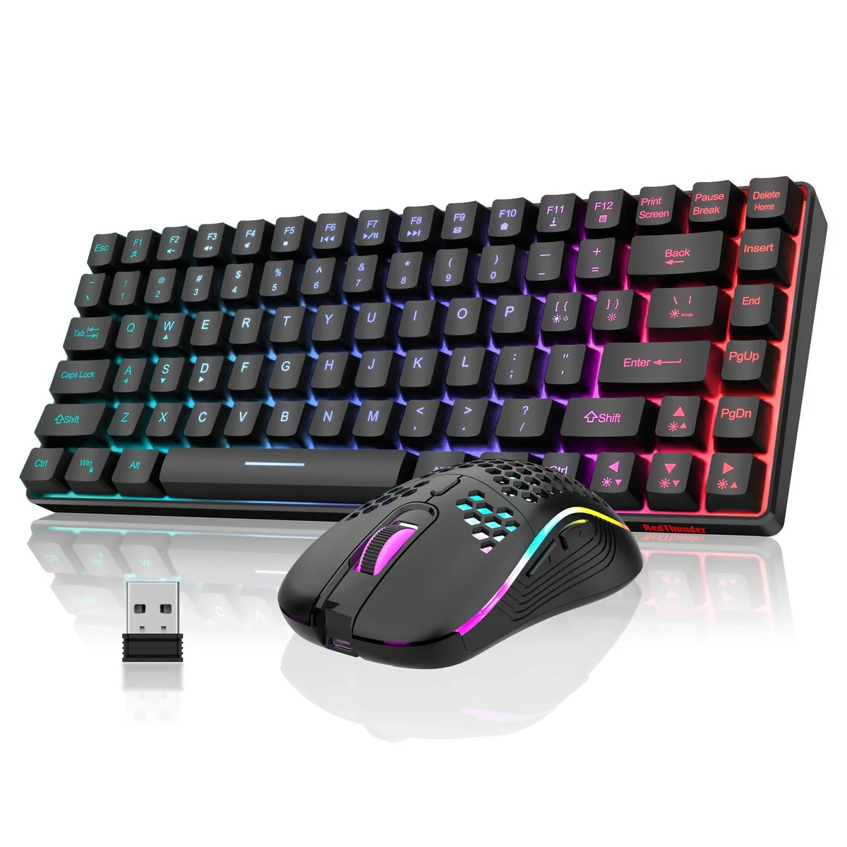  Philips K84 Wireless Gaming Keyboard &amp; Mouse Combo 75% 3200 DPI Black — product photo