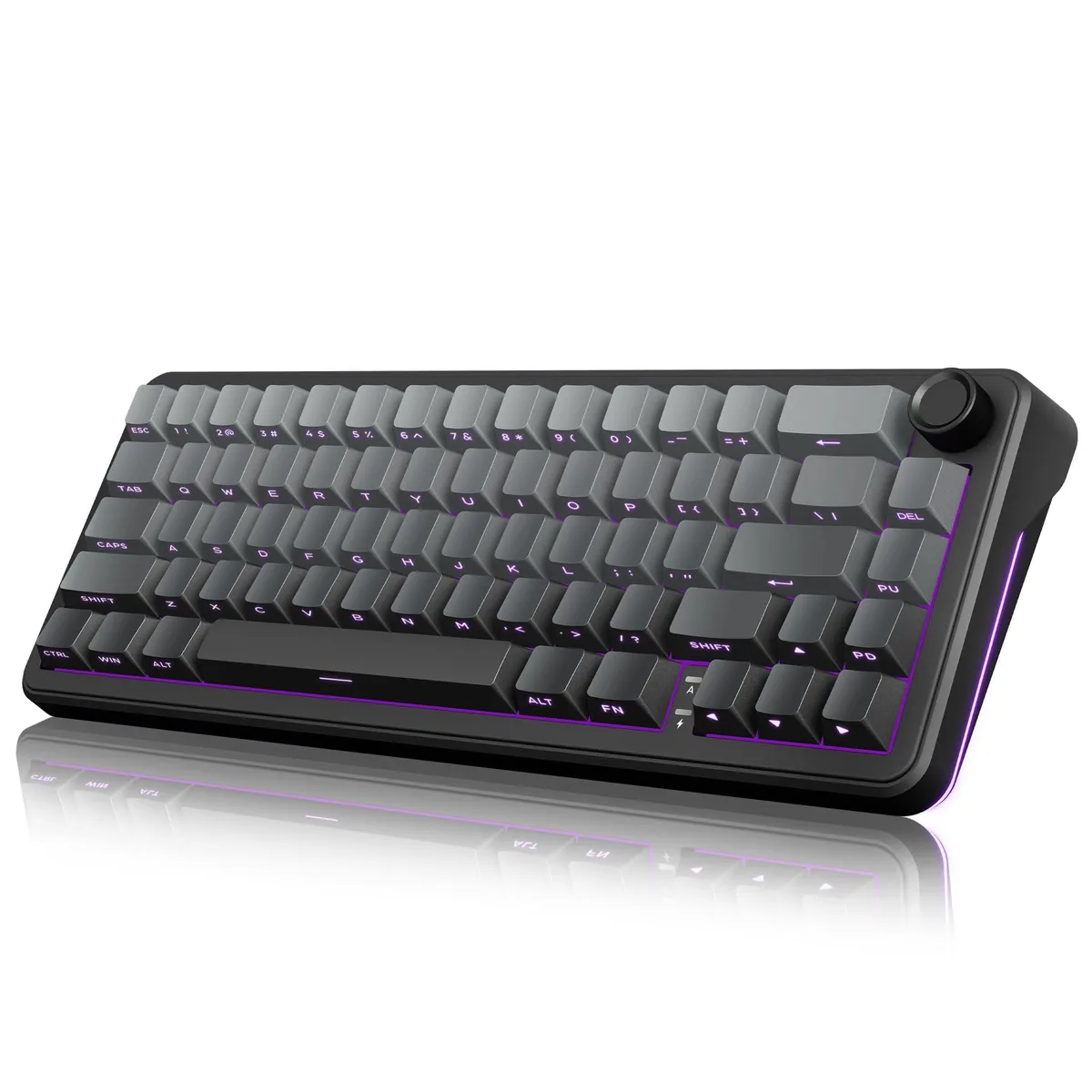 Redragon K65 Wireless Mechanical Gaming Keyboard 65% Gradient Gray — product photo