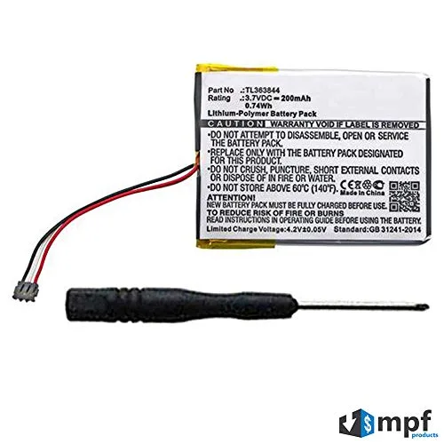 MPF Products MPF Products 200mAh 3.7V Battery TL363844 for Nest Gen 1 T100577 — product photo