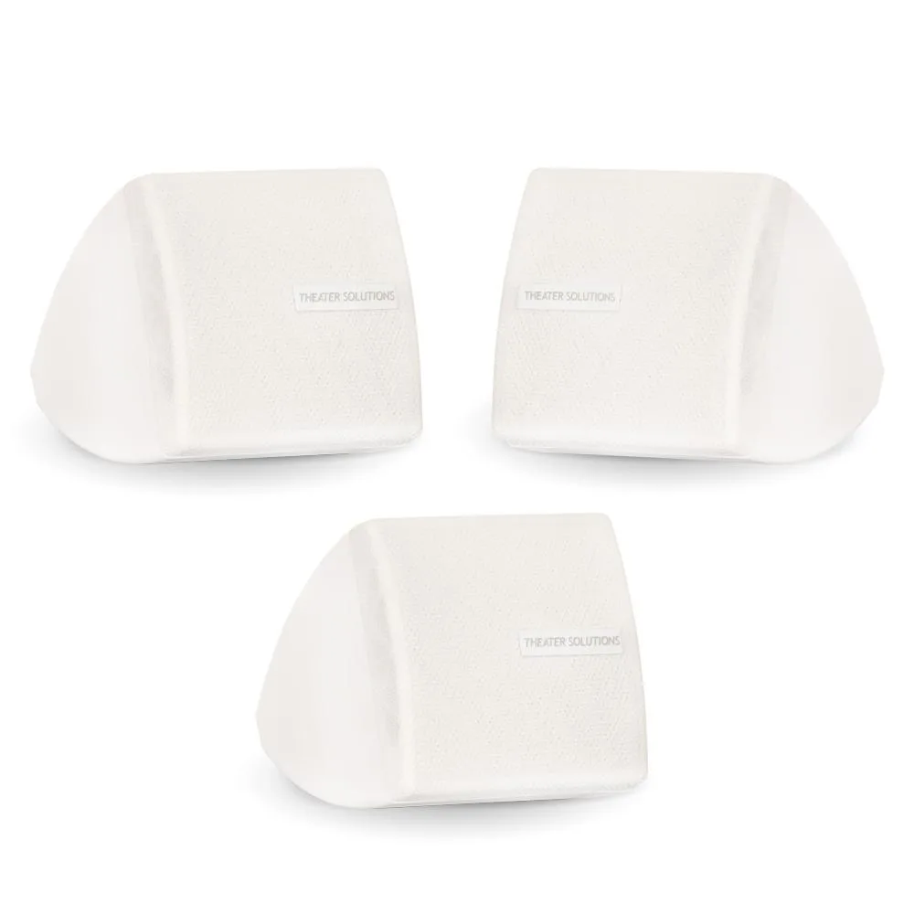 Theater Solutions Theater Solutions TS30W 3-piece white on-wall speaker set — product photo