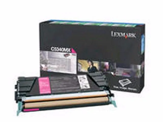 Lexmark C5340MX magenta toner cartridge in sealed box