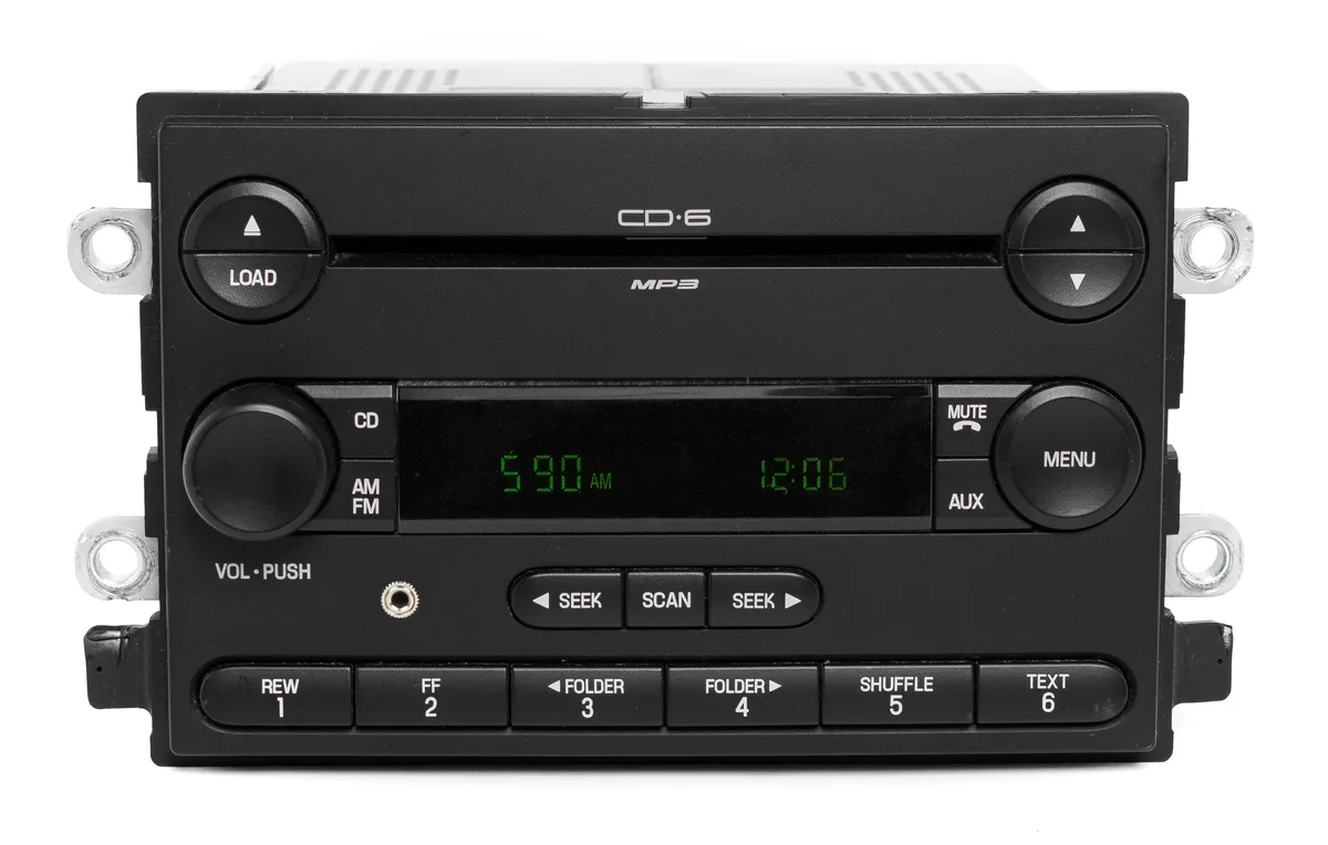 1 Factory Radio 1 Factory Radio 6G1T-18C815-AC AM FM 6 CD receiver with Aux — product photo