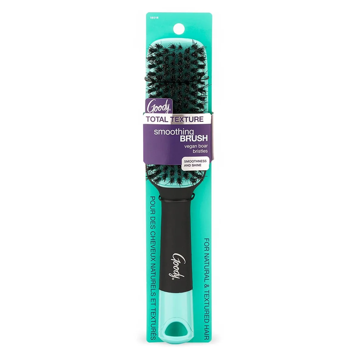Goody Total Texture Smoothing Brush with vegan bristles and non-slip grip