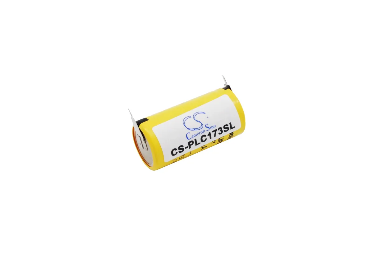 Cylindrical replacement battery with welded metal tabs on both ends