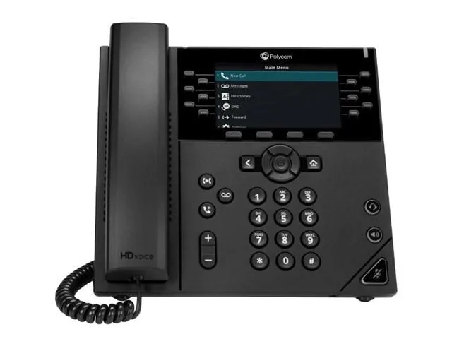 POLYCOM POLYCOM VVX 450 12-Line IP Phone 2200-48840-025 — product photo
