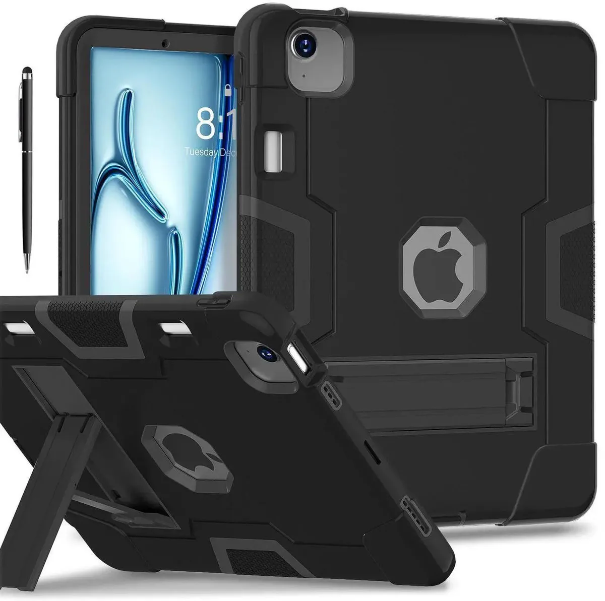 BONAEVER BONAEVER A2836/A2837/A3006 rugged case for iPad Pro 11 2024/2025 with kickstand and pencil holder — product photo
