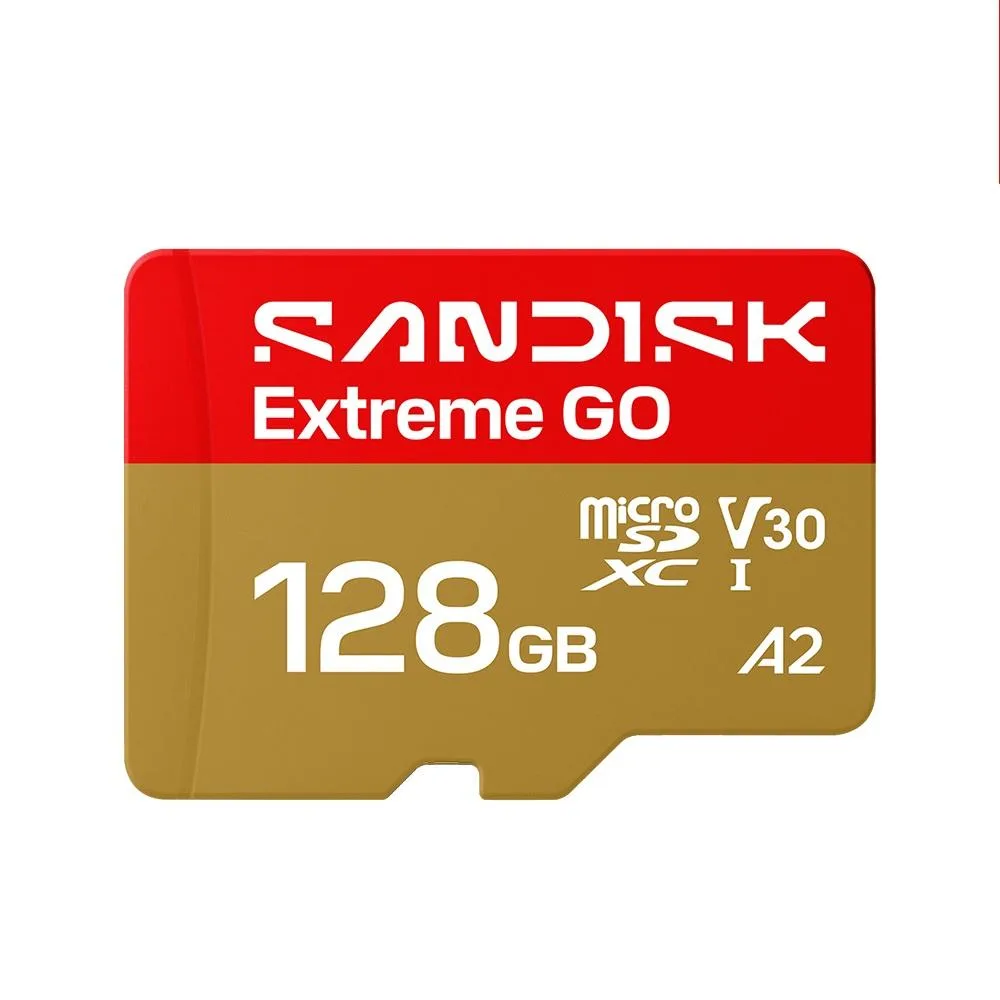 SanDisk SanDisk Extreme Go microSDXC 128GB SDSQXGN-128G-GN6MN memory card — product photo