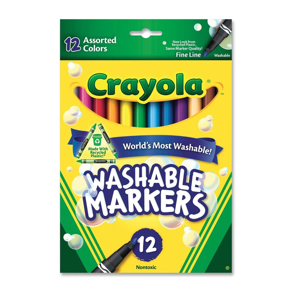 Crayola Crayola 587813 Washable Markers Fine Point 12/Set — product photo