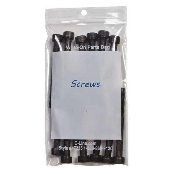 C-Line C-Line 47235 Tool Storage 1000 Poly Bags 3x5 Clear — product photo