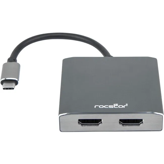 Rocstorage, Inc Rocstorage, Inc Y10A203A1 USB-C Dual HDMI Adapter 4K 30Hz — product photo
