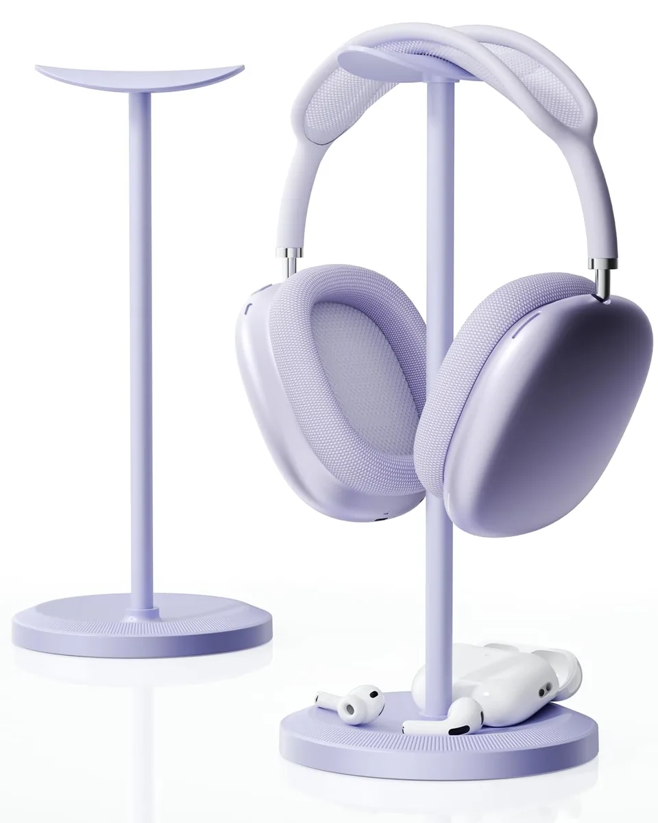 Tiiletzote THS608 Headphone Stand Purple Lace ABS — product photo
