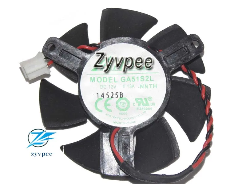 Zyvpee Zyvpee GA51S2L 12V .13A 2 Pin Video Card Fan — product photo