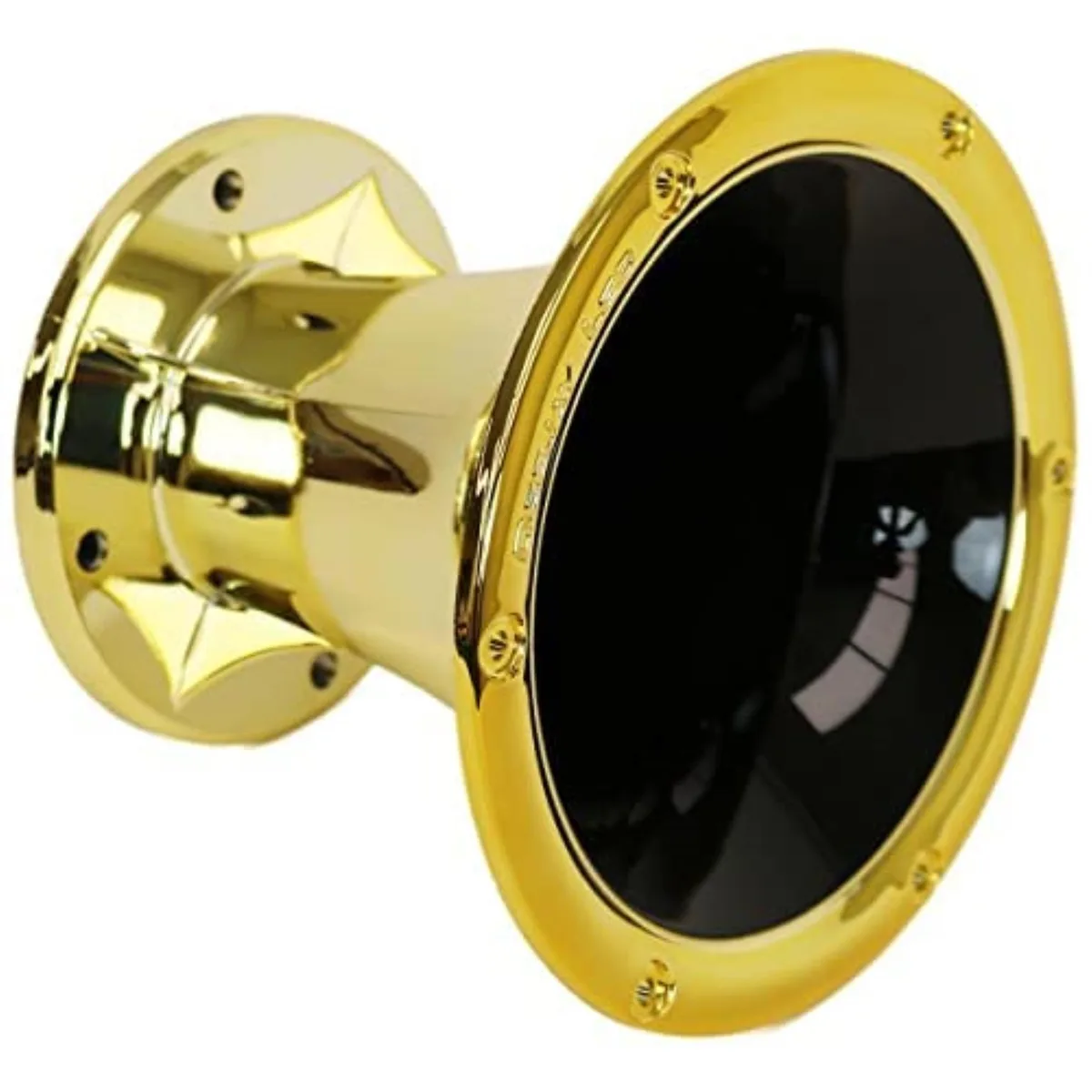 Deejay LED Deejay LED TBH2INHORNBKGOLD 2" Bolt-On Horn Black Green — product photo