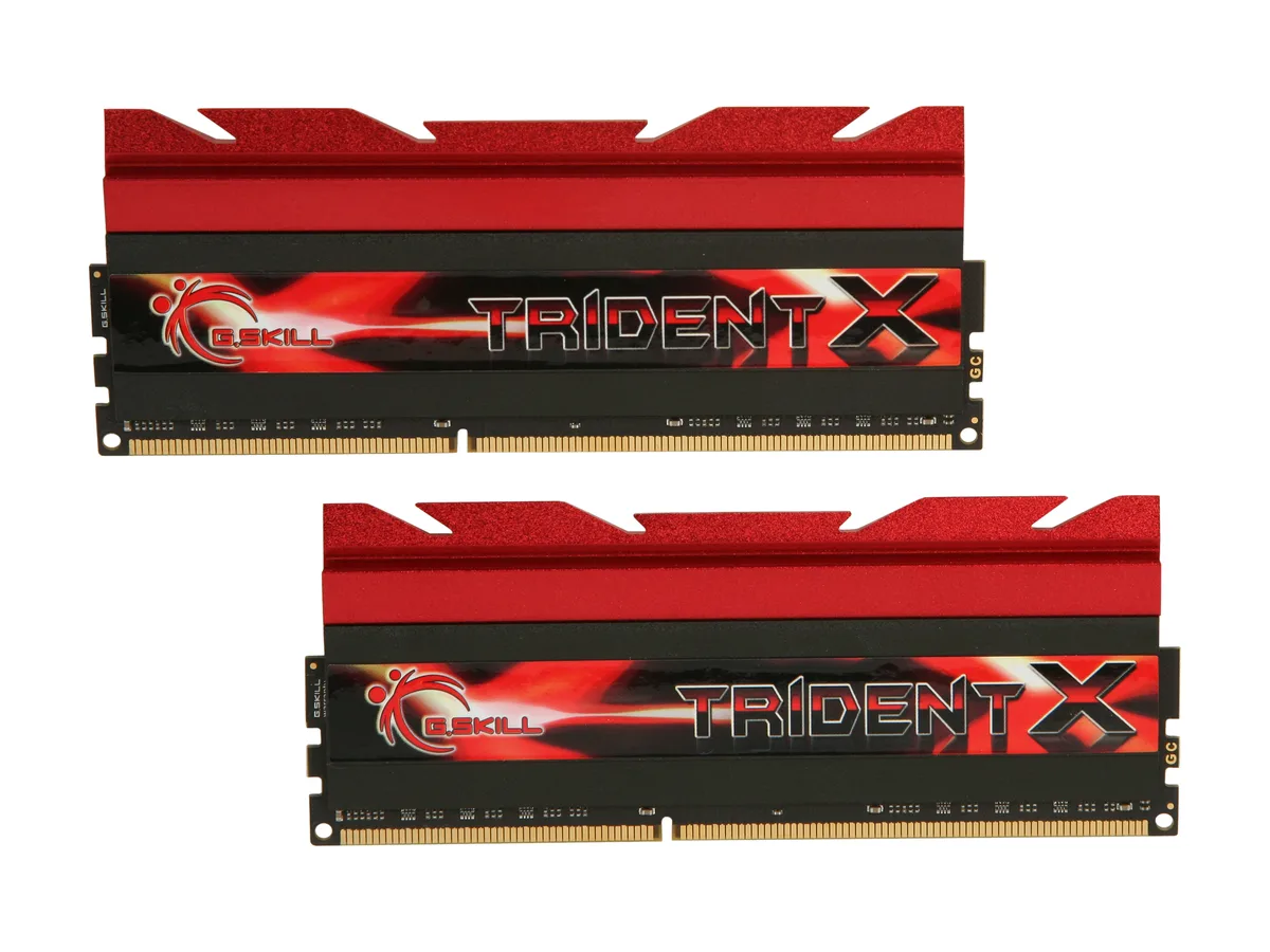 G.SKILL G.SKILL TridentX F3-2400C10D-8GTX 8GB (2x4GB) DDR3 2400 CL10 desktop RAM — product photo