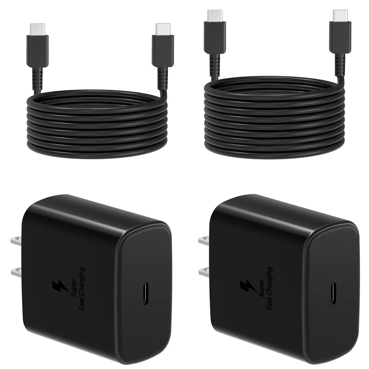 KEHIPI KEHIPI 45W USB-C Charger 2-Pack 3FT 6FT Cables Model 19 — product photo