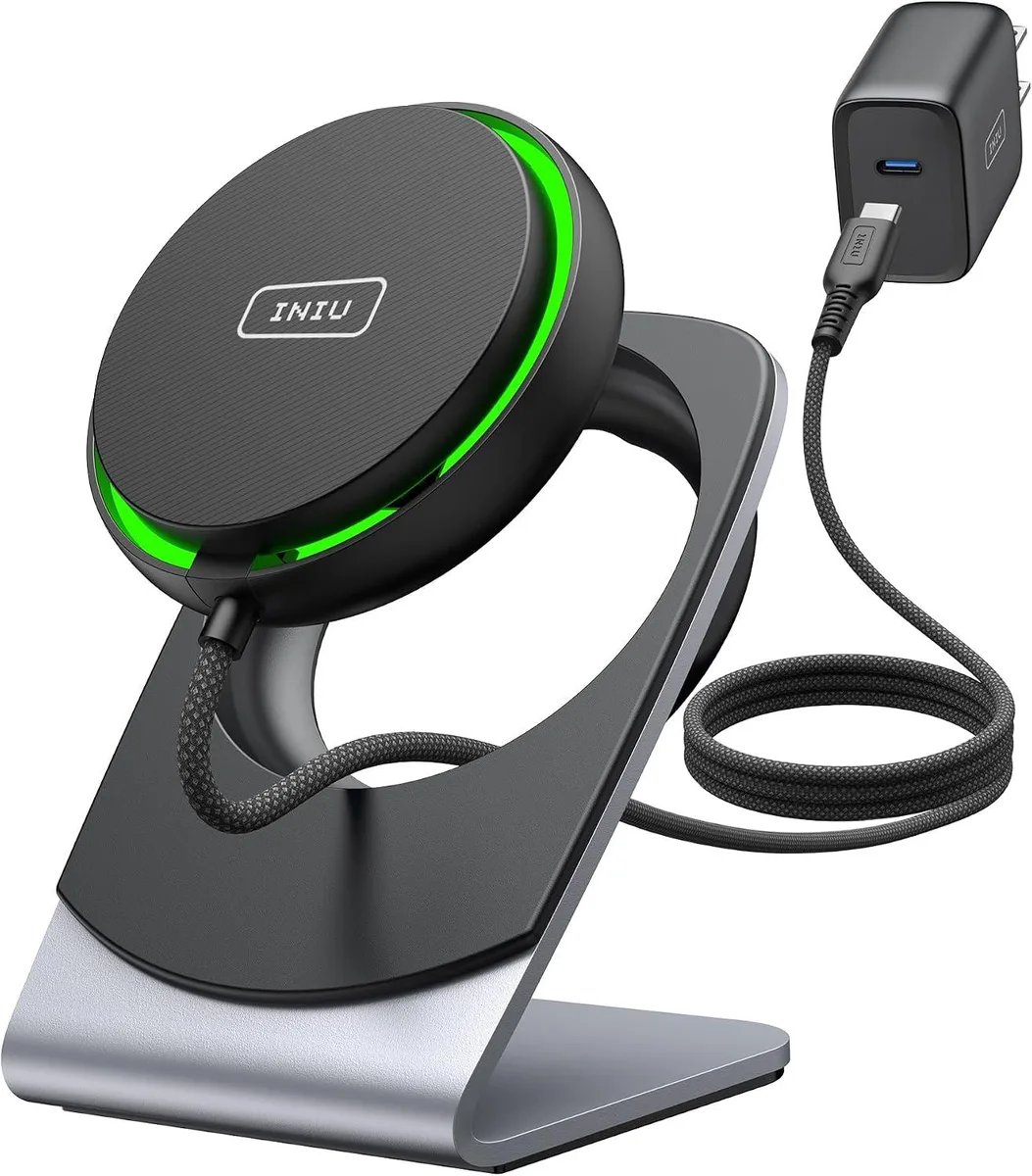 Luisport Luisport INIU MagPro 15W Magnetic Wireless Charger with 9-Fin Turbo Cooling Fan — product photo