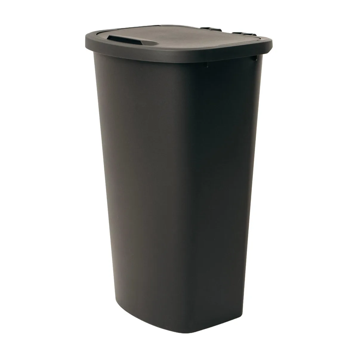 Mainstays Mainstays 11 Gallon Kitchen Trash Can Black Lift-Top Lid — product photo
