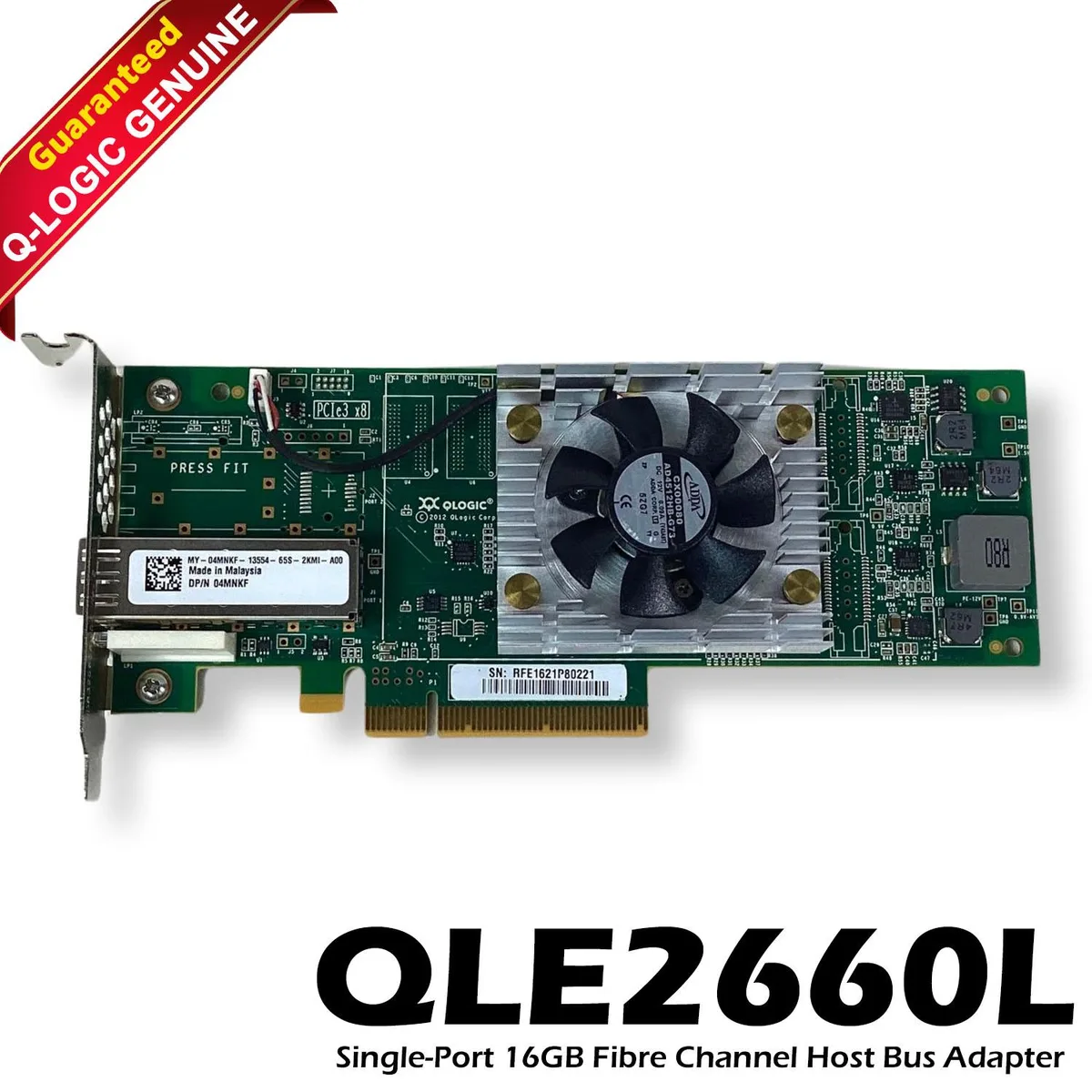 DELL DELL QLE2660L-DEL 16Gb FC SFP+ Single Port Low Profile HBA laptop replacement part — product photo