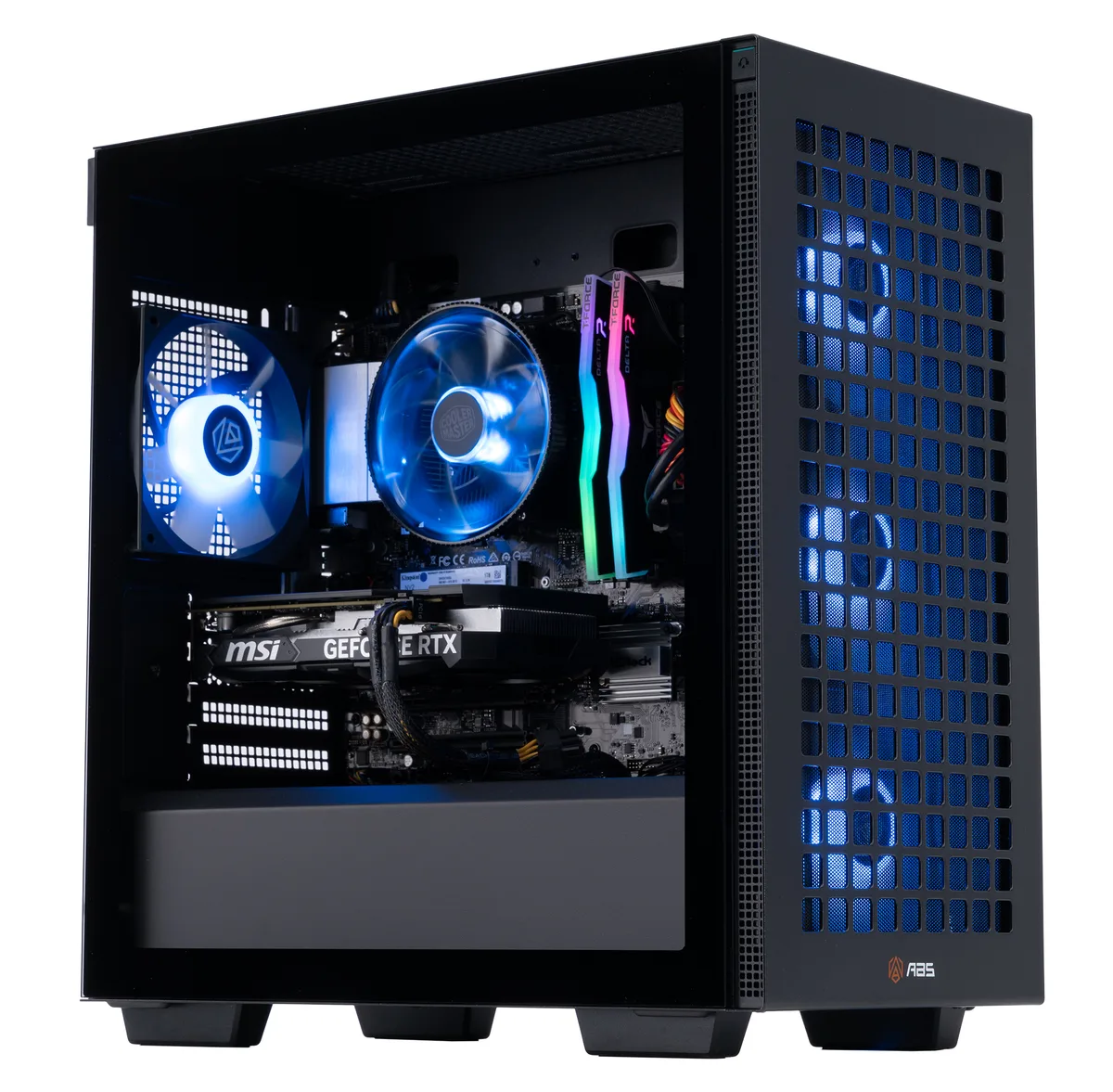 ABS ABS AR56004060 gaming PC Ryzen 5 5600 RTX 4060 16GB DDR4 1TB NVMe — product photo