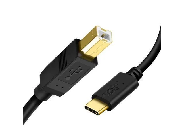 LORDWORLD LORDWORLD USB-C to USB-B 2.0 cable 15 ft 4.5 m 480 Mbps — product photo