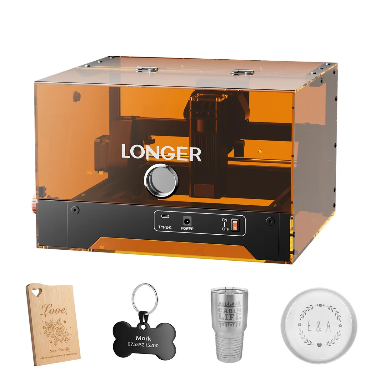 LONGER LONGER Ray5 MiniS 5.5W Laser Engraver 130×120mm 12000mm/min — product photo
