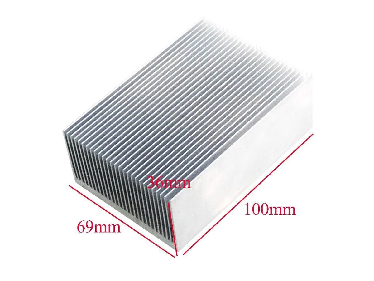 Fans Fans 100 x 69 x 36 mm fine-toothed heat sink — product photo