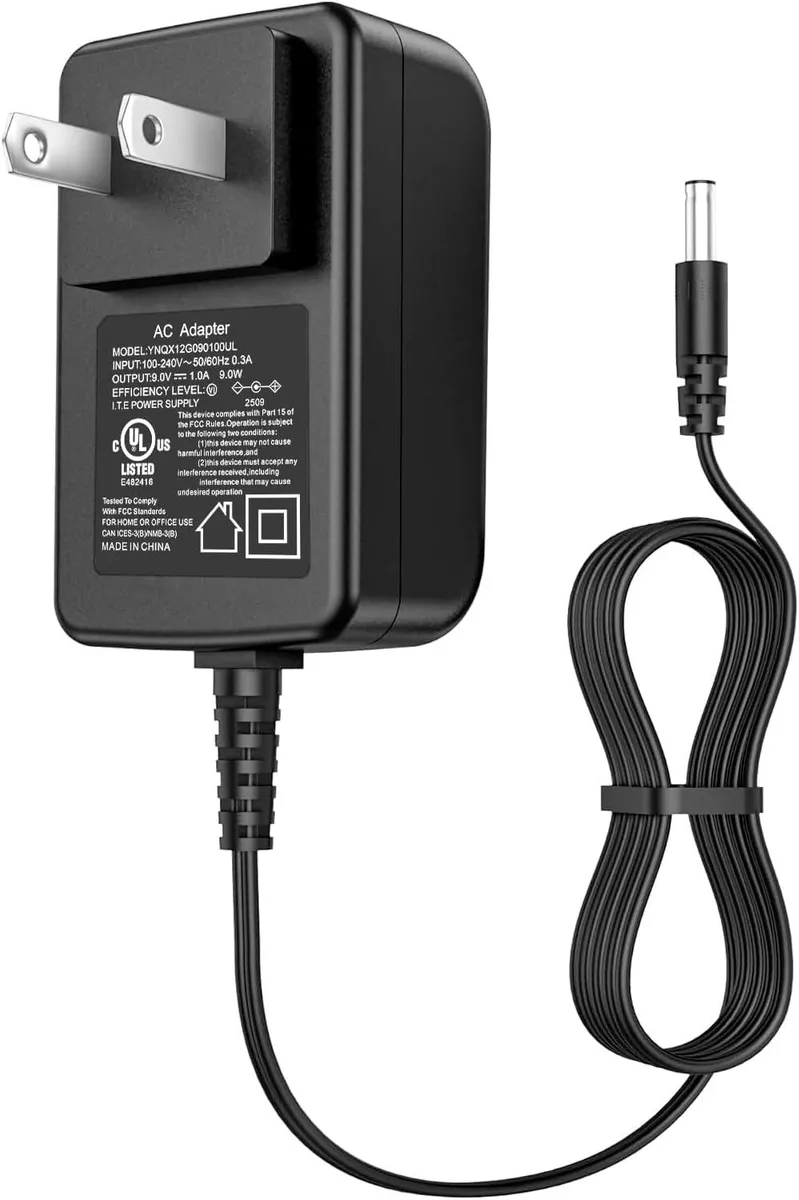 BASEUS BASEUS 9V AC/DC Adapter for RockJam 49 54 61 Key Keyboards — product photo