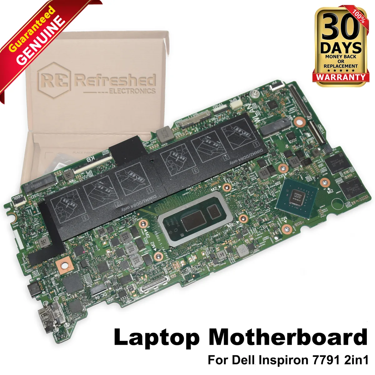 DELL DELL Inspiron 7791 2-in-1 Motherboard i7-10510U MX250 2GB 850TM laptop replacement part — product photo