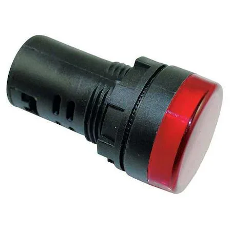 Dayton Dayton 22NZ01 22mm 24V Red Raised Indicator Light — product photo