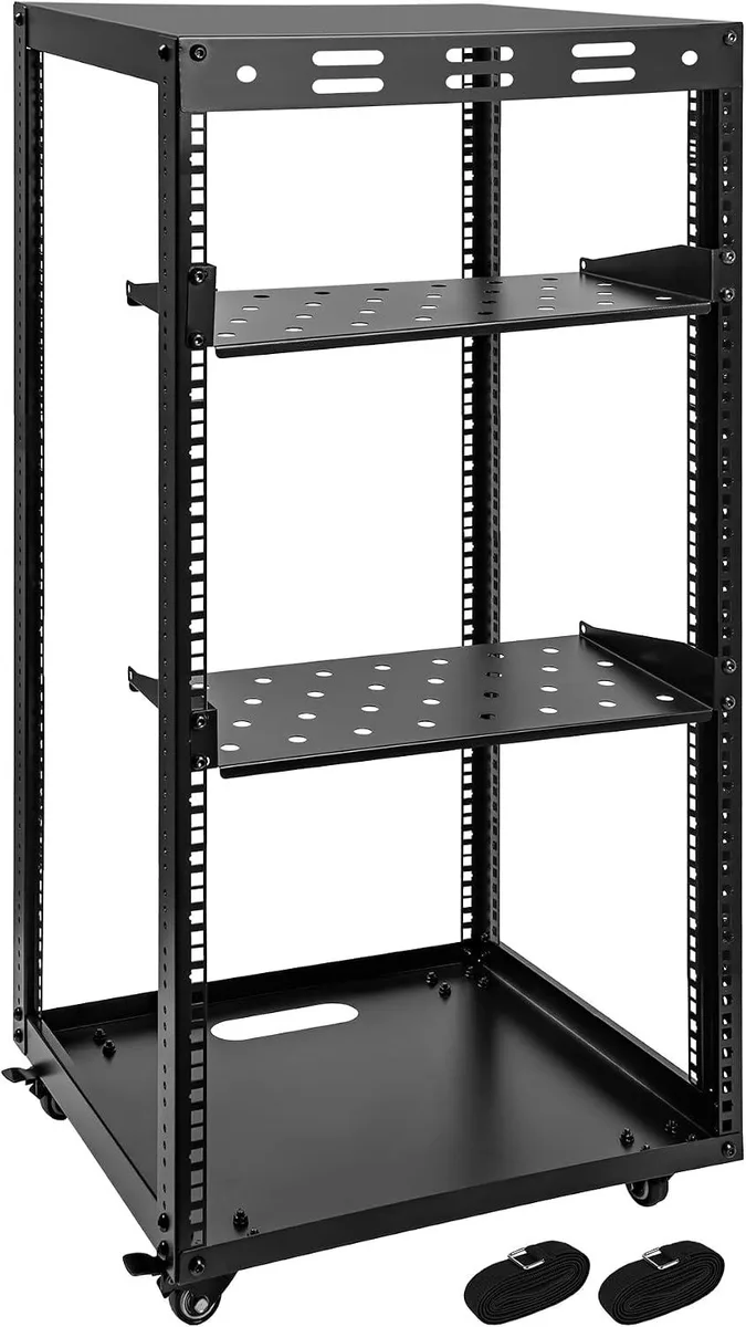 TAURKENAM TAURKENAM 20U Open Frame Server Rack 19.5×18.6×41in 200lb — product photo